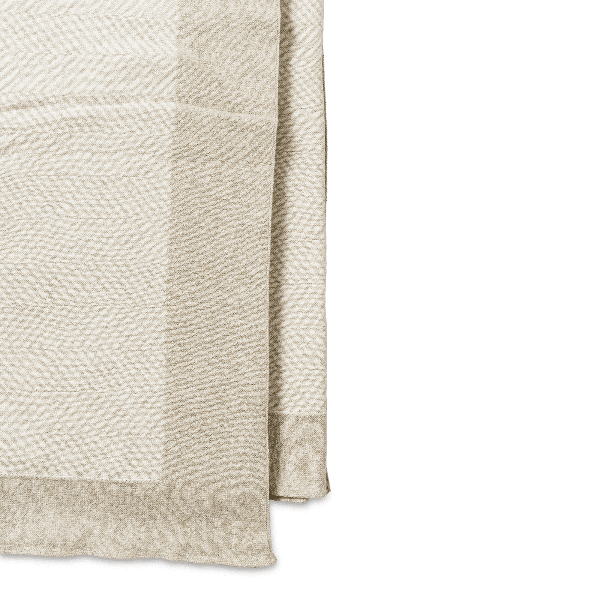 Plain Marled 100% Cotton Throw Blanket