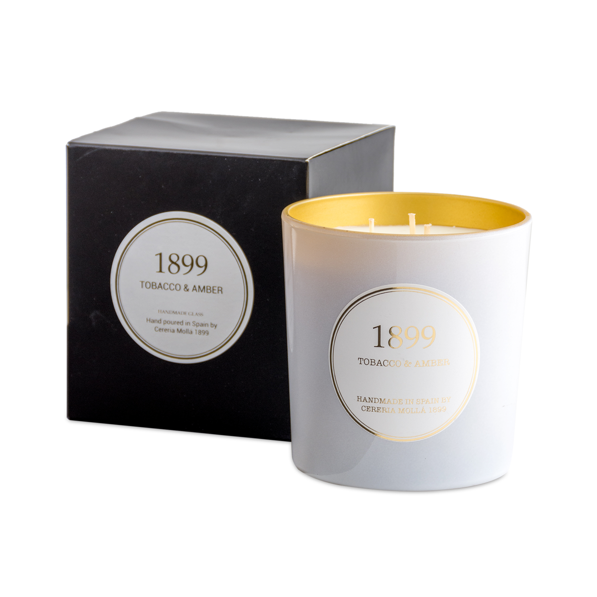 Tobacco & Amber Scented Candle