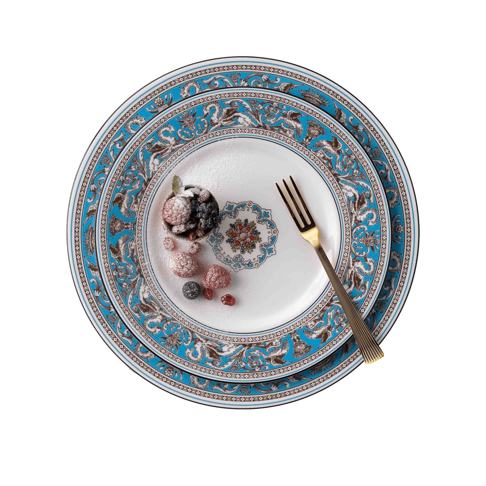 Florentine Turquoise Plate 