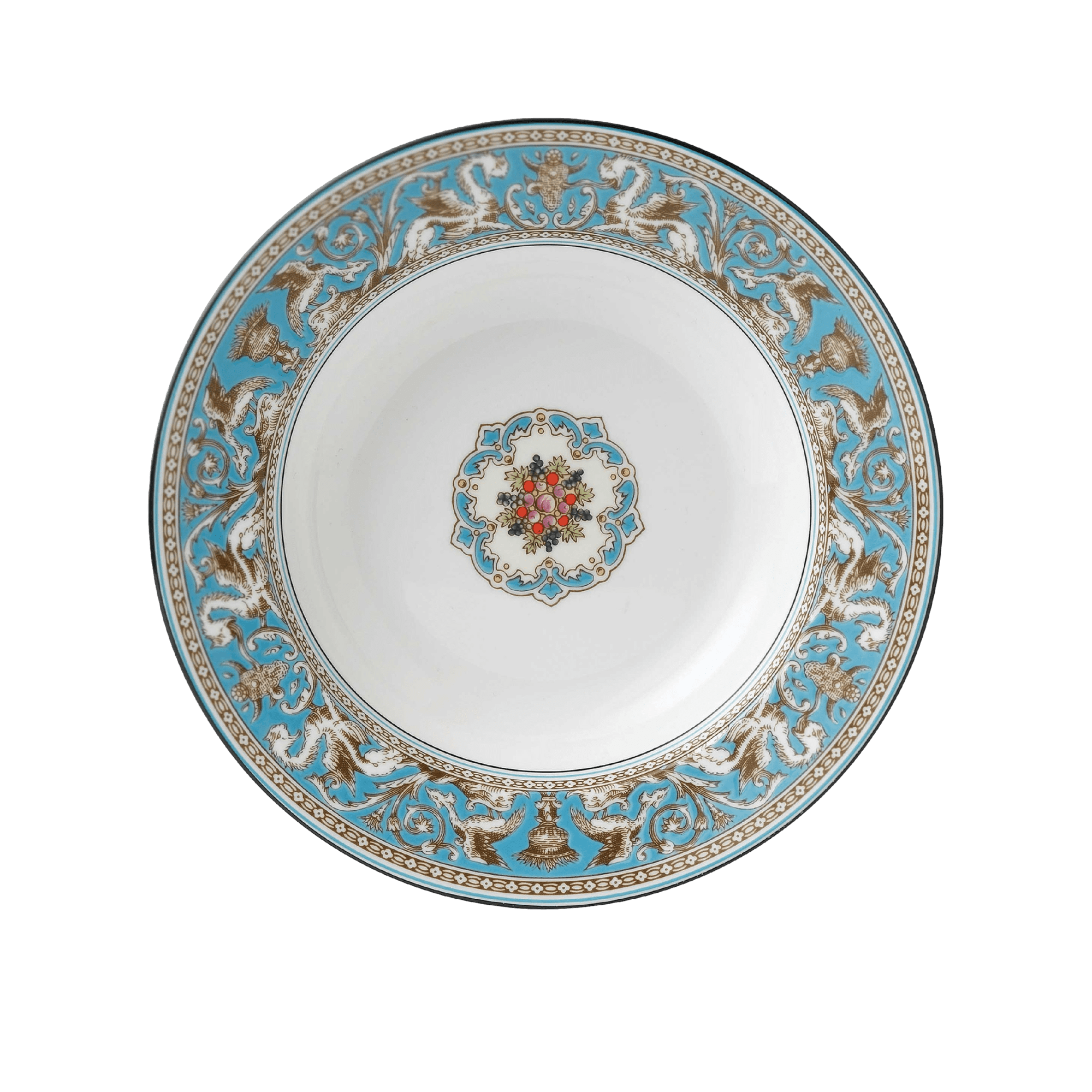 Florentine Turquoise Plate 