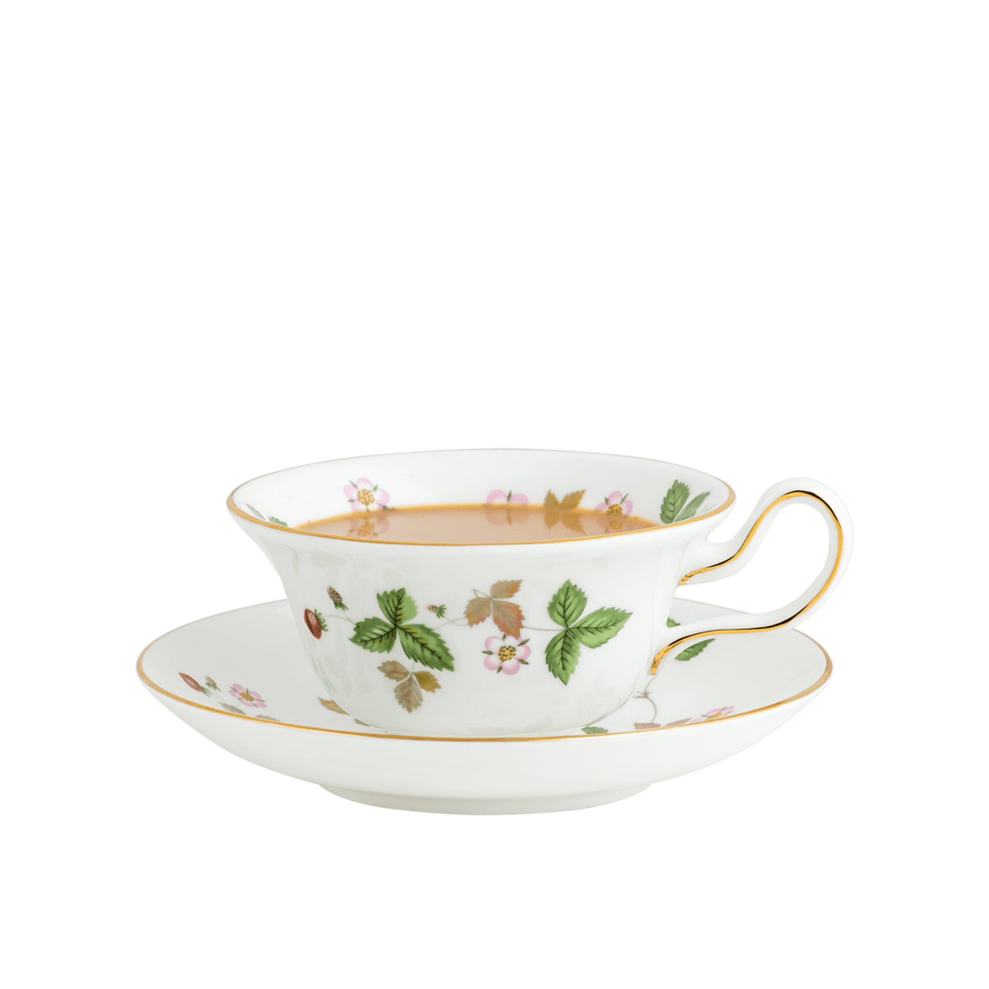 Wild Strawberry Tea Cup & Saucer