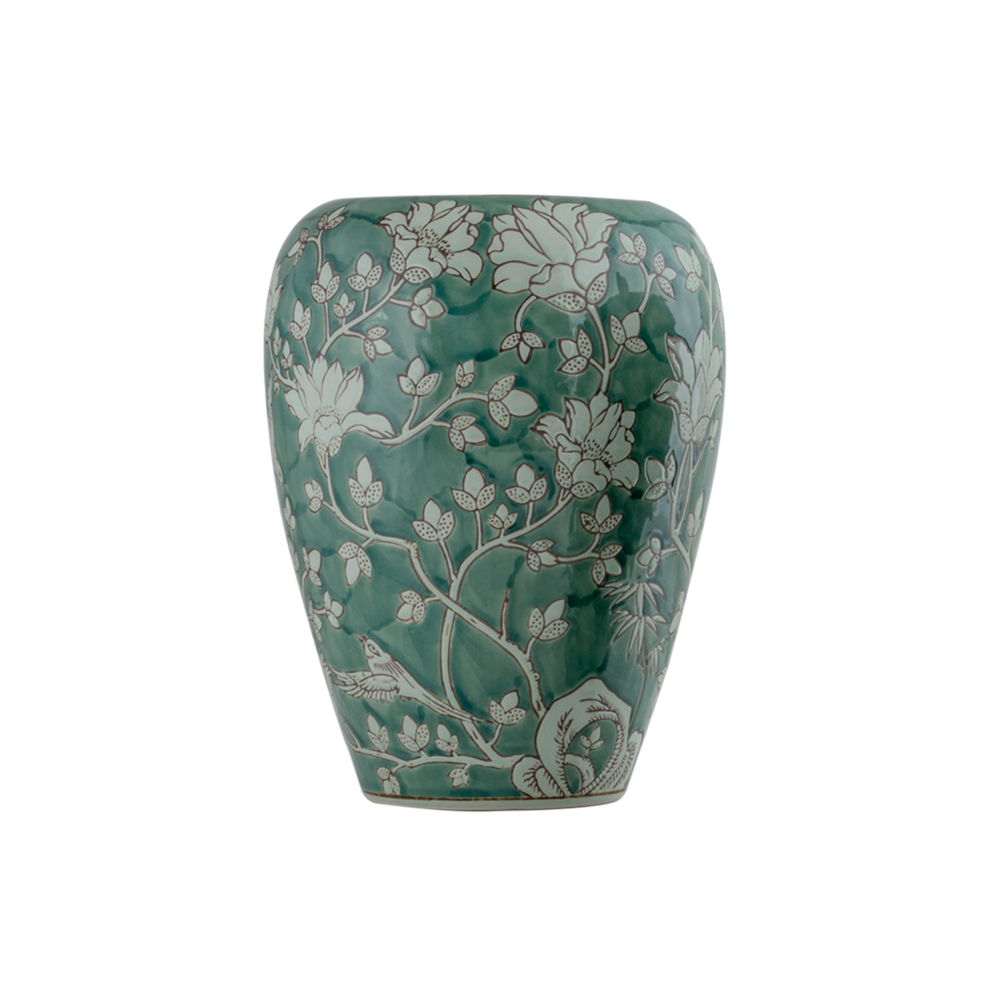 Hover & Hum Teal Ceramic Vase