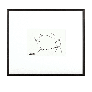 P Picasso : Le Petit Cochon Wall Art