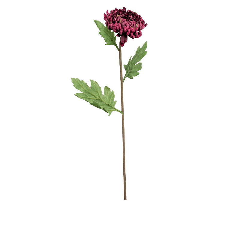 Faux Botanical Stem Burgundy