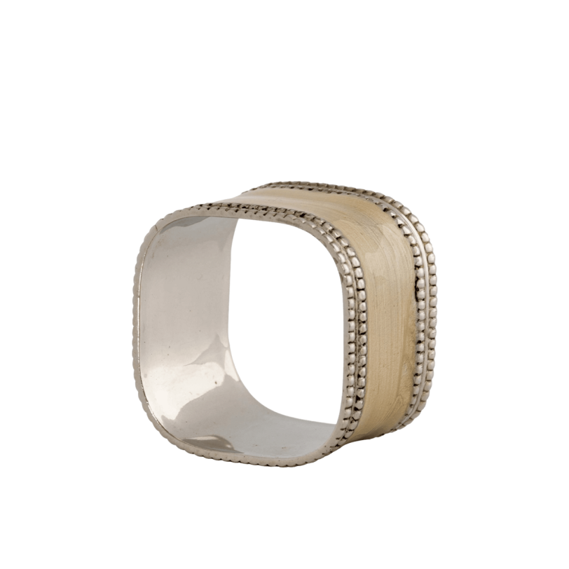 Napkin Ring Set Ivory