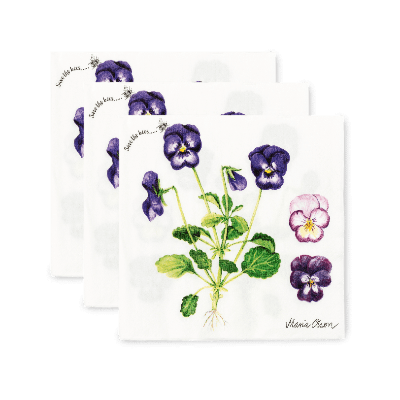 Pansies Lunch Napkin