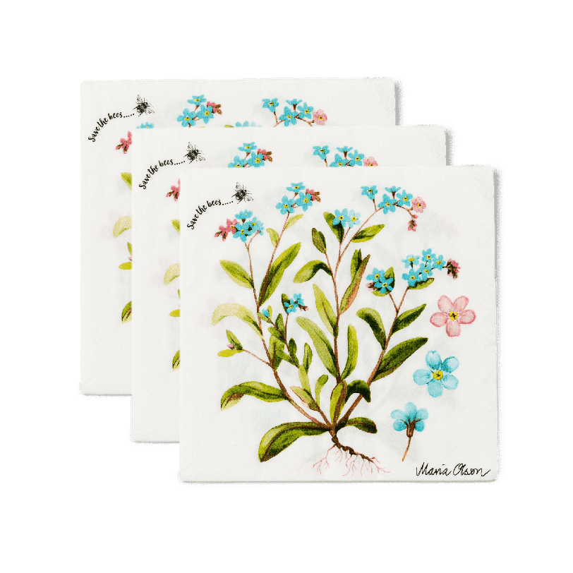 Forget Me Not Lunch Napkin