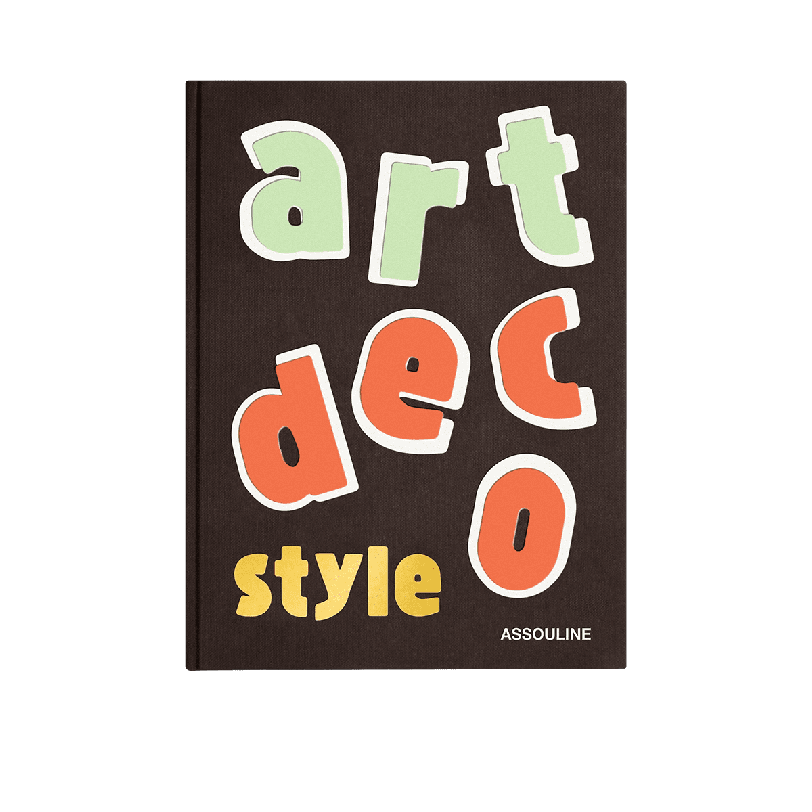 Art Deco Style Coffee Table Book