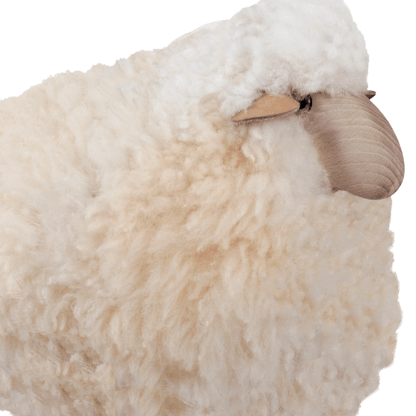 Sheep Cream 25cm