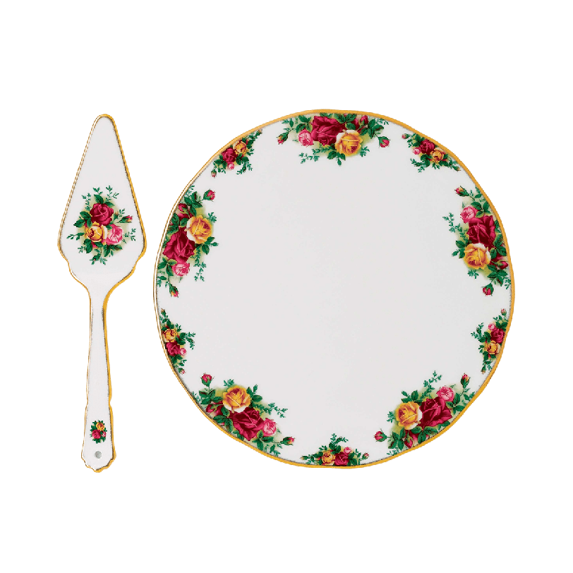Cake Plate With Server