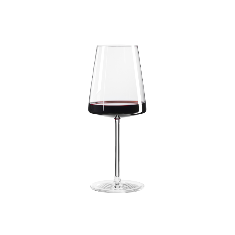 Power Red Wine Glass