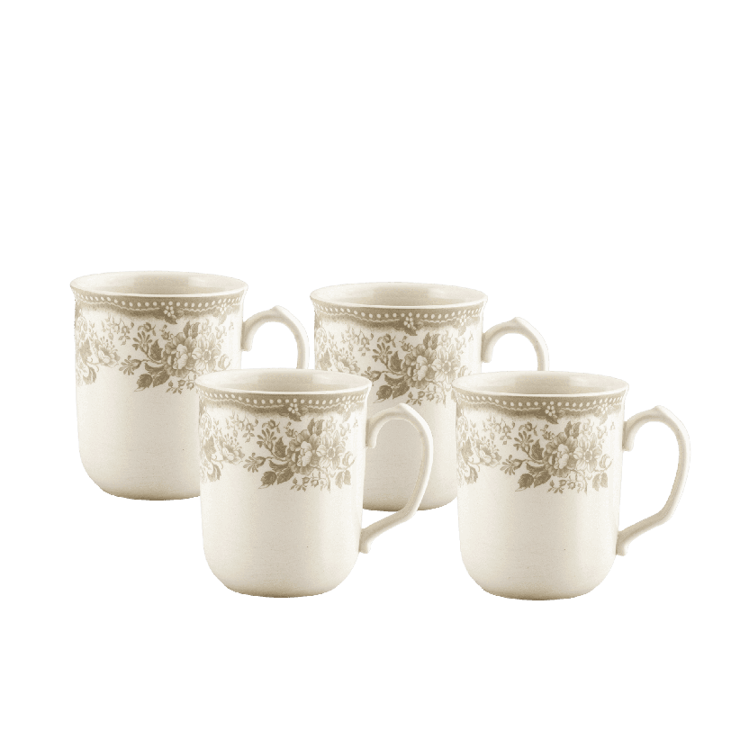Diana Rose Coffee Mug Set of 4