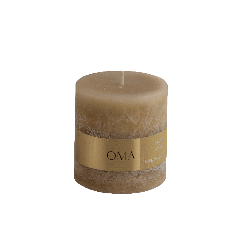 Baltic Amber Scented Pillar Candle