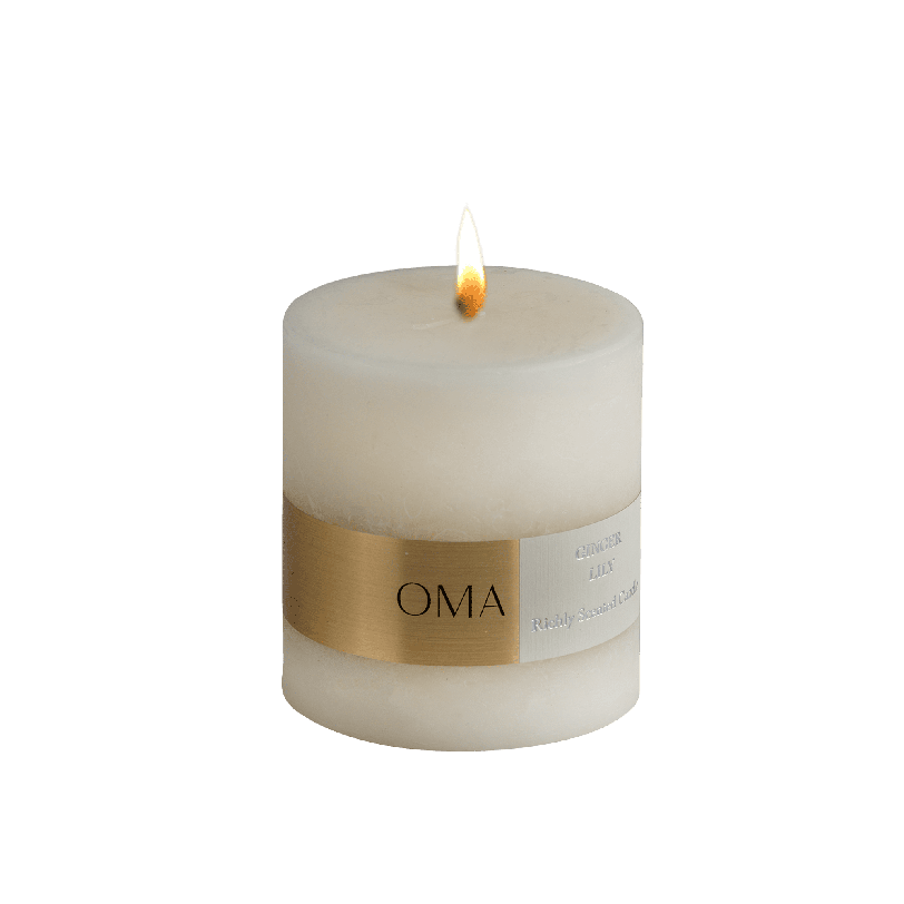 Ginger Lily Scented Pillar Candle