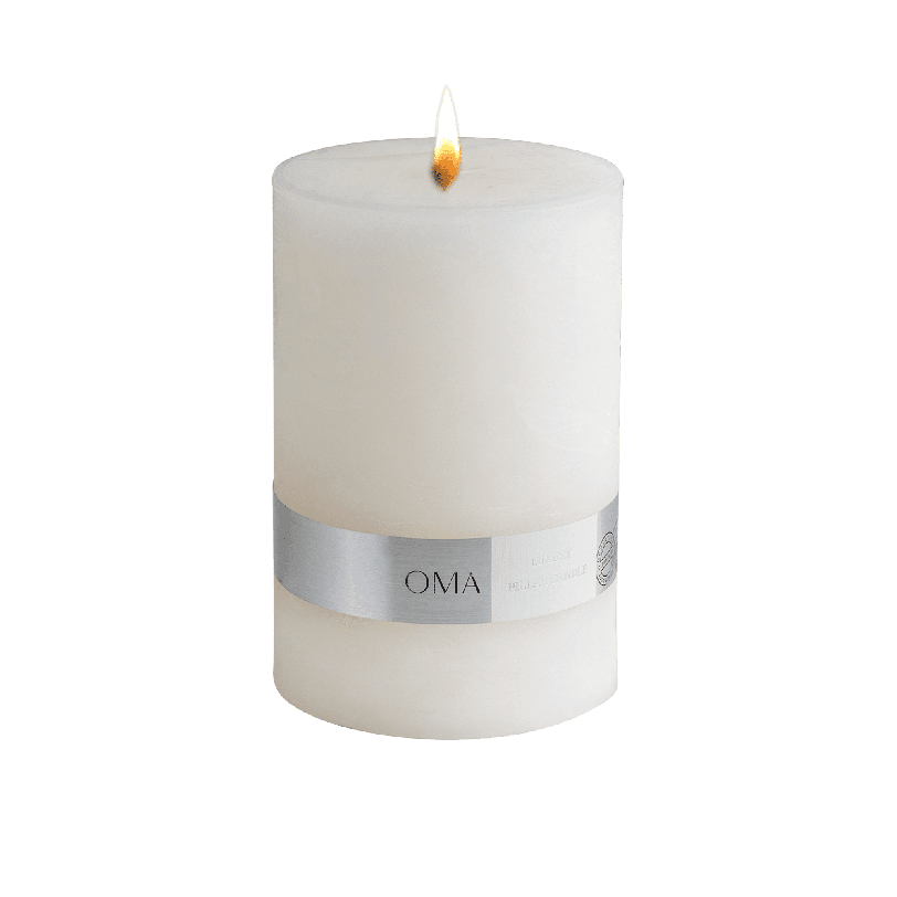 Pillar Candle White 6