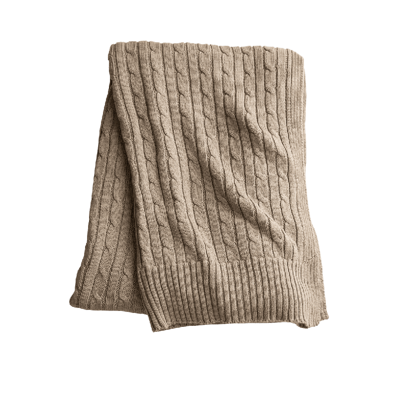 Oxford Cable Knit Throw