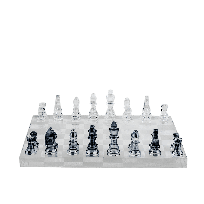 Enigma Grey/Clear Chess Board