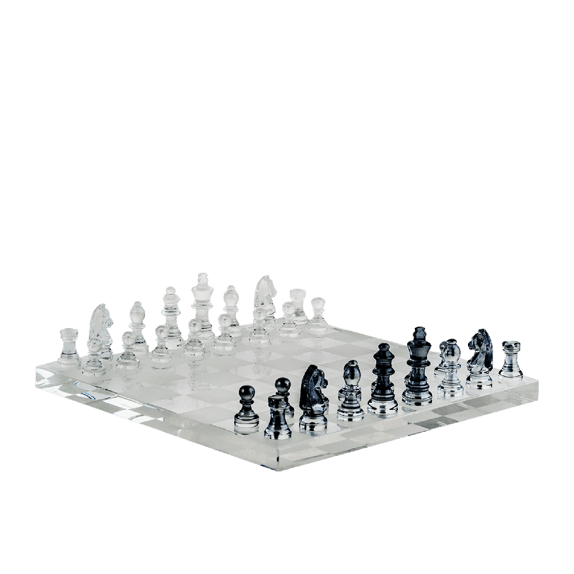 Enigma Grey/Clear Chess Board