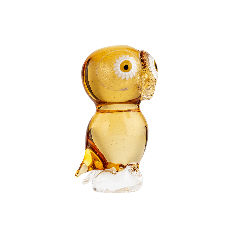 Murano Amber Owl