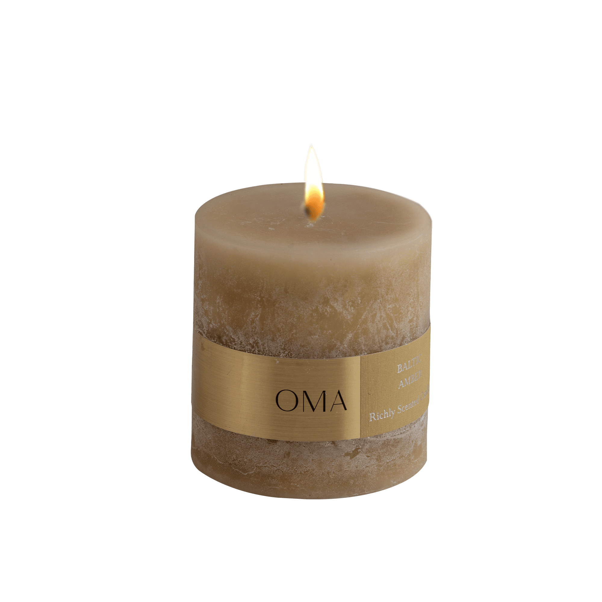 Baltic Amber Scented Pillar Candle