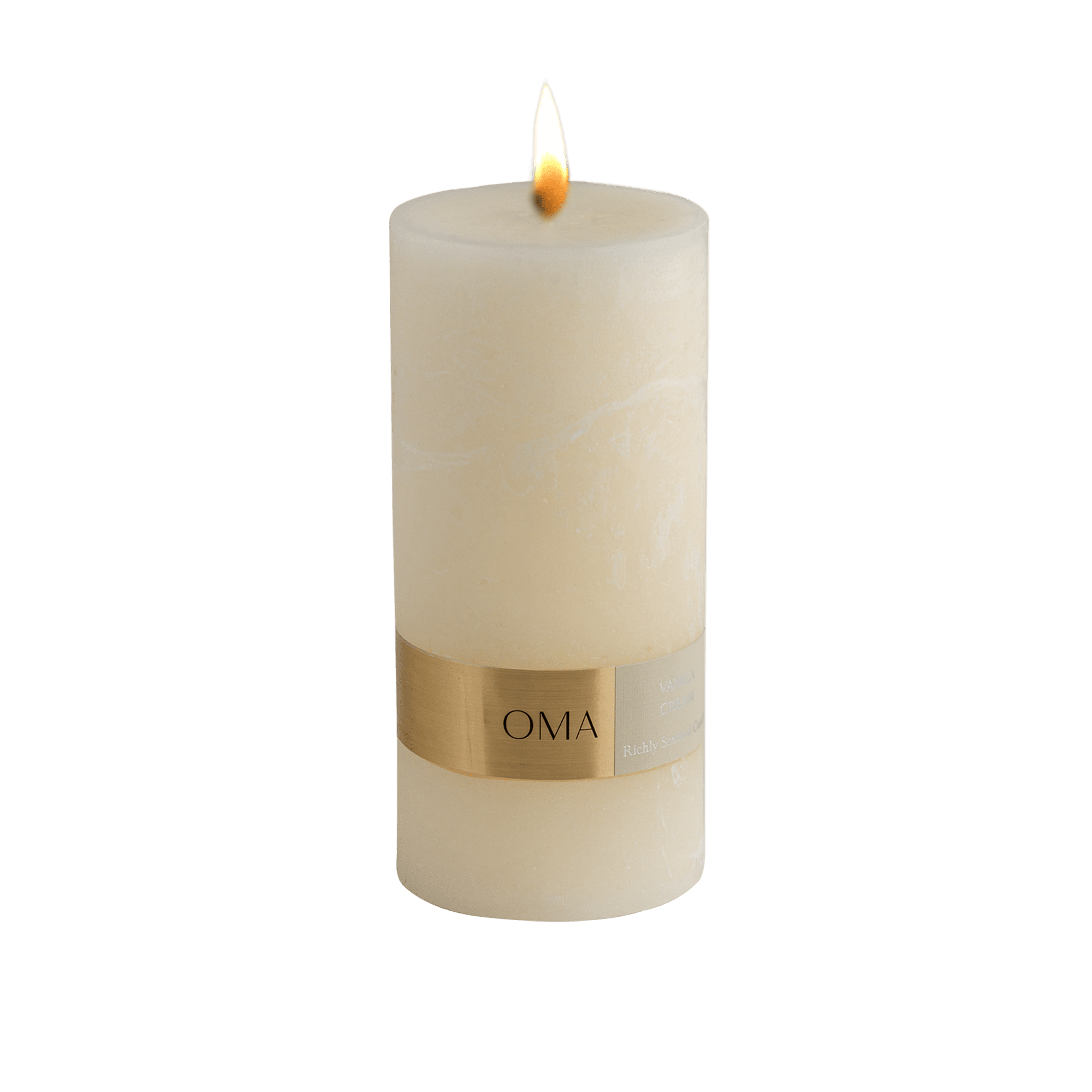 Vanila Cream Scented Pillar Candle