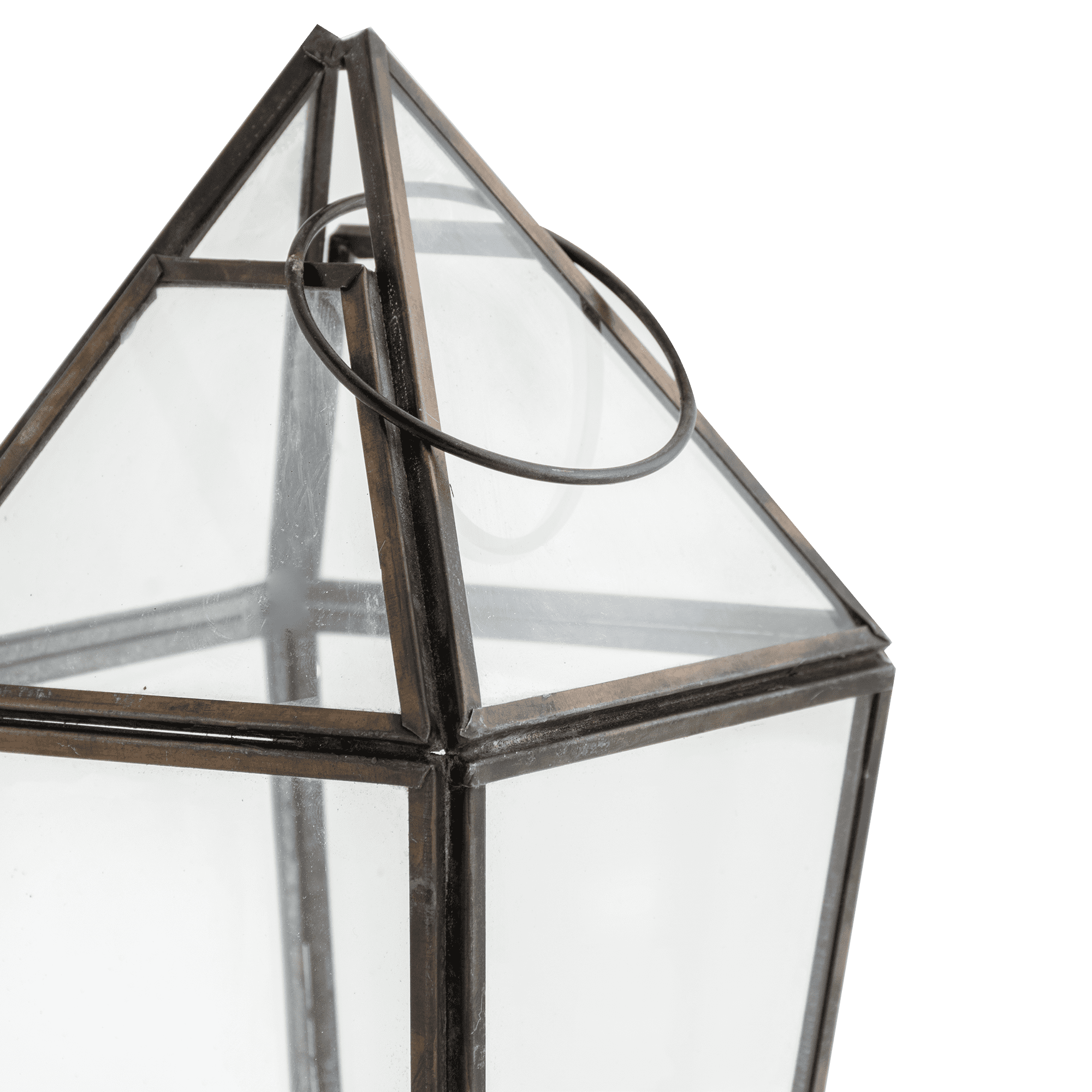 Geometrix Black Hanging Lantern 