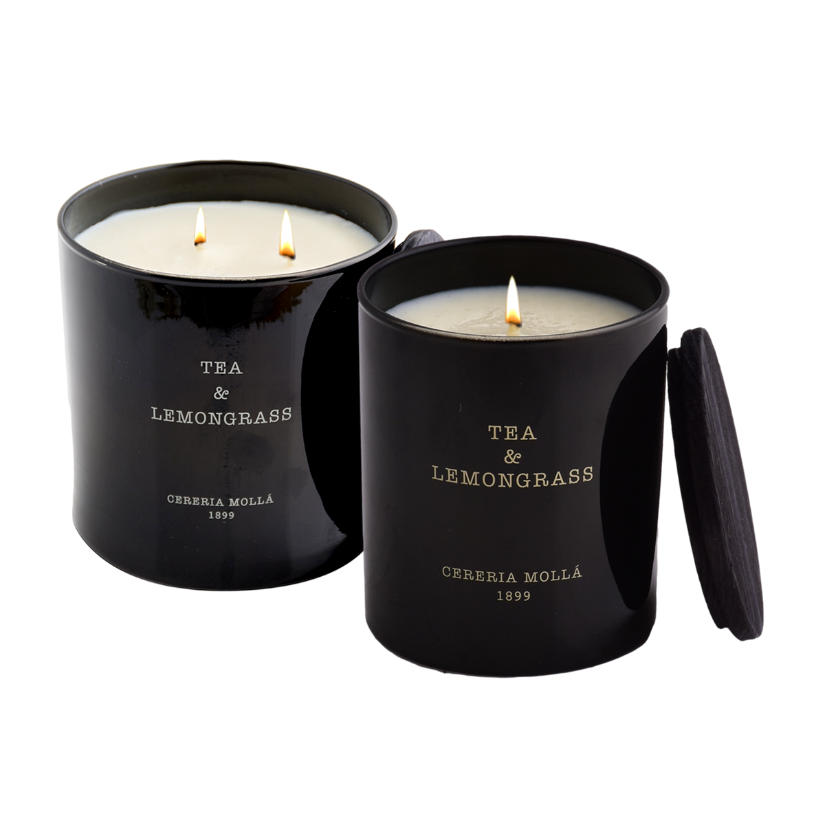 Tea & Lemongrass Scented Candle