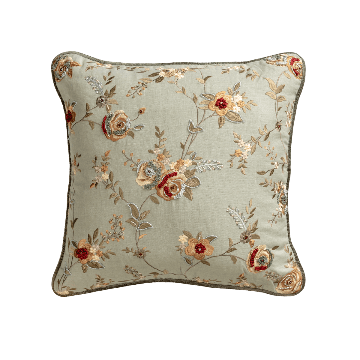 May Fair Rose Garden Decorative Cushion