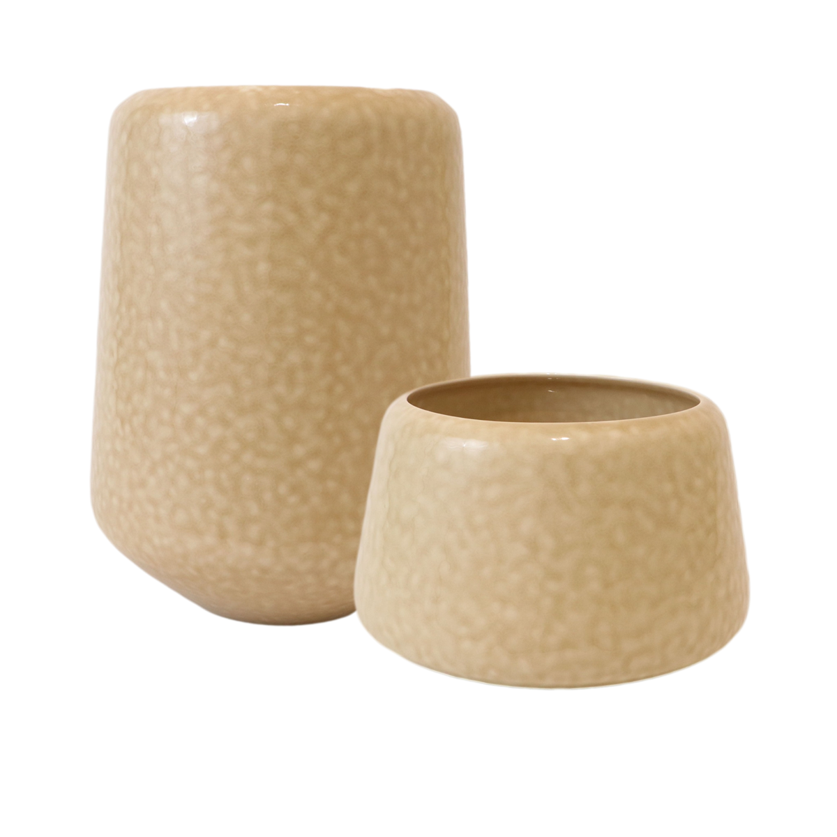 Talhawin Cream Ceramic Vase