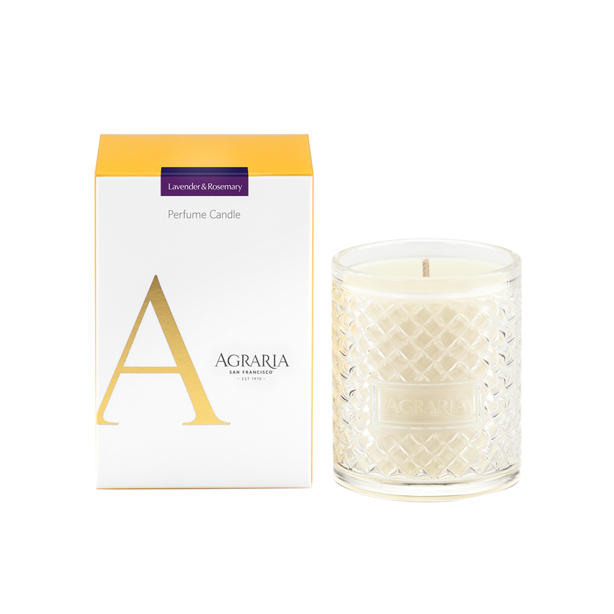 Lavender & Rosemary Scented Candle