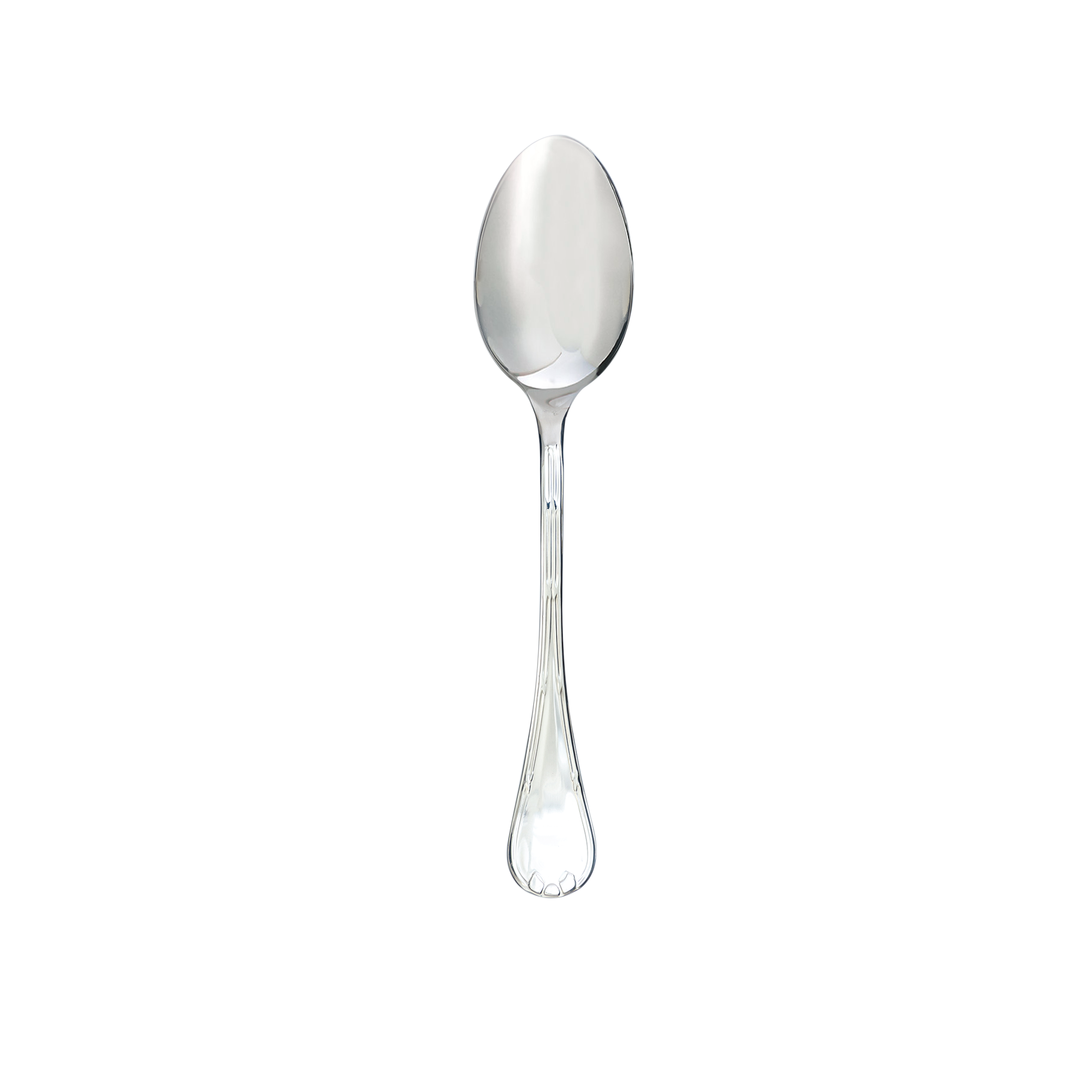 Rubans Silver Finish Serving Spoon